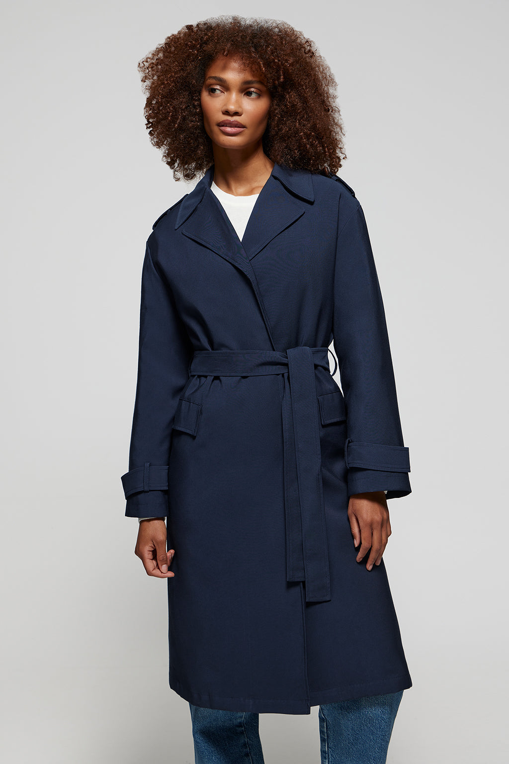 CELIA™ - Navy blue trench coat | Winter 2024 Collection – VOGUE UK